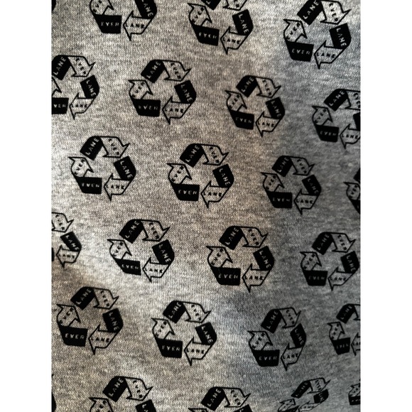 NWT $98 Everlane The ReTrack Oversized Crew Earth Day gray pullover sweatshirt S - Picture 7 of 8